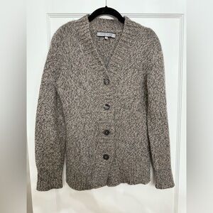 Anne Klein brown cashmere cardigan sweater size XS